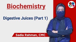 Digestive Juices  Digestion amp Absorption  Biochemistry bangla lecture [upl. by Kalvn]