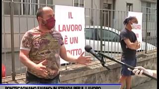 PONTECAGNANO FAIANO IN STRADA PER IL LAVORO – SERVIZIO TG DEL 16052020 [upl. by Limak]