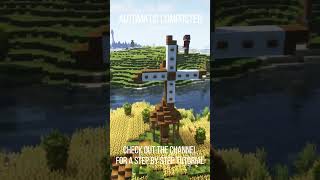 Automatic Composter  Minecraft Tutorial  Short [upl. by Kimura]