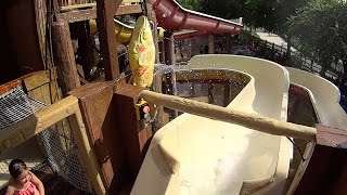 Hans Hideout Water Slide at Schlitterbahn New Braunfels [upl. by Fesoj]