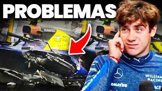 Williams en PROBLEMAS Pérdidas MILLONARIAS con Franco Colapinto y Albon [upl. by Obeded]