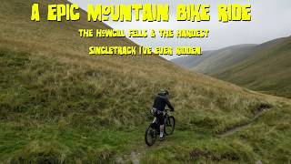 Howgill Fells  The Calf  Bowderdale  Mountain biking Lakes MTB [upl. by Kieran820]