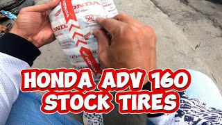 Buying Honda ADV 160 ADV 160 STOCK TIRES [upl. by Gewirtz335]