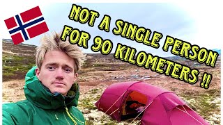 SOLO Hiking HARDANGERVIDDA Nationalpark OFF SEASON  EXTREME WILDERNESS [upl. by Riamu619]