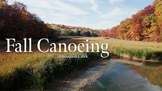 Irondequoit Creek Fall Canoe Trip Rochester New York [upl. by Cida]