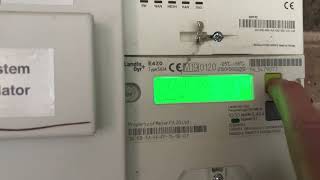 Reading a Landis E470 type 5452 electricity meter  new method faster [upl. by Paske27]