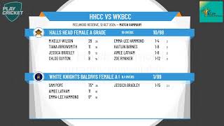 Halls Head Female A Grade v White Knights Baldivis Female A Grade [upl. by Willem]