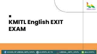 Introduction to KMITL English Exit Exam [upl. by Hgielrebmik]