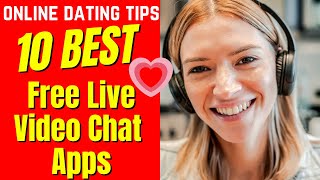 ❤️10 BEST Free Live Video Chat Apps 2024 [upl. by Lacy]