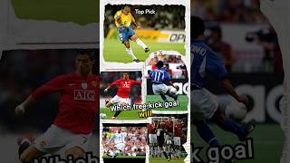 Which FreeKick Goal Is the Greatest Top 5 Ranked football soccer [upl. by Barthel645]