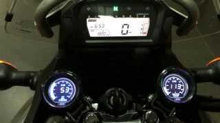 Honda NC700X Oil Pressure Gauge and Water Temperature Gauge [upl. by Teyugn]