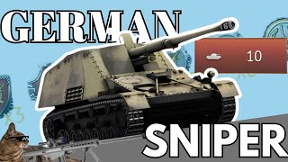 The German 88mm Sniper Nashorn  War Thunder [upl. by Onateyac]