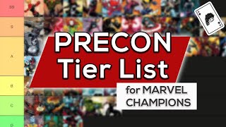 HERO PRECON DECK TIER LIST  Marvel Champions [upl. by Al]