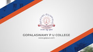 GOPALASWAMY P U COLLEGE  MYSURU [upl. by Nezam]