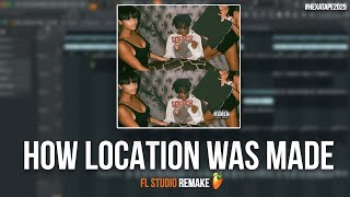 How Location by Playboi Carti Was Made in 5 Minutes FL Studio Remake free flp [upl. by Introc]