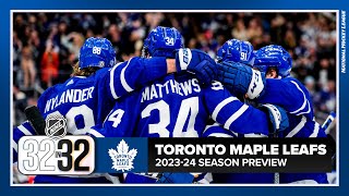 Toronto Maple Leafs 202324 Season Preview  Prediction [upl. by Marybelle948]