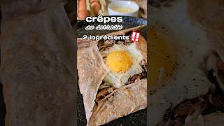 INRATABLE et INCONTOURNABLE crepe galette bretonne 2ingredients sansgluten sanslactose [upl. by Goldie374]