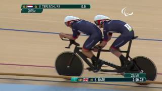 Cycling track  Mens B 4000m Individual Pursuit Final  Rio 2016 Paralympic Games [upl. by Ifen]