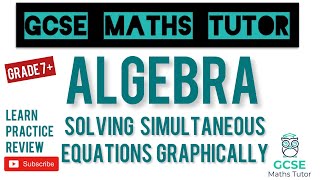 Solving Simultaneous Equations Graphically with Quadratics  Grade 7 Series  GCSE Maths Tutor [upl. by Atirabrab]