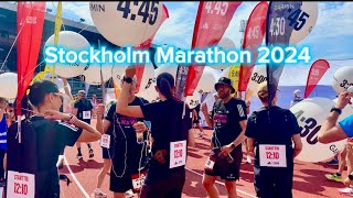 Stockholm Marathon 2024 Record Heat Epic Crowd [upl. by Seda110]