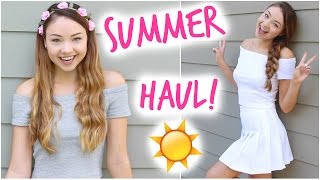 Summer Haul  Exciting Announcement  Meredith Foster [upl. by Llerat]