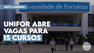 Centro de Formação Profissional da Unifor abre vagas para 15 cursos gratuitos [upl. by Landsman]