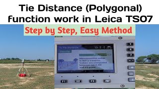 How to find Bearing and Distance in Leica TS07 Total Station [upl. by Torres]