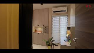 Home Tour l A Compact 2bhk Home Interior I Neoclassic theme I Interior Design I ANS Design House [upl. by Heidie]