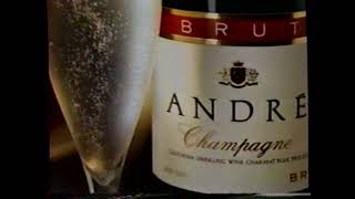 1988 Andre Champagne quotGreet the season and your friends with the bestquot TV Commercial [upl. by Narrat]