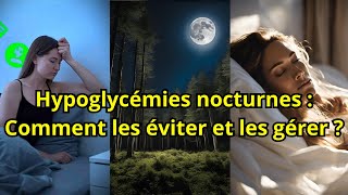 Hypoglycémie nocturne diabète nocturne  comment les éviter et les gérer  Solutions conseils [upl. by Drooff]