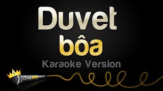 bôa  Duvet Karaoke Version [upl. by Ardell100]