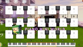 7 years  Lukas Graham  Piano Mini World [upl. by Suixela]