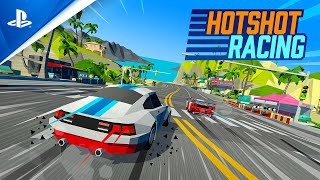 Hotshot Racing  Release Date Trailer  PS4 [upl. by Perla670]