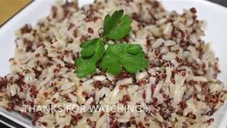 how to cook quinoa amp brown rice [upl. by Koy315]