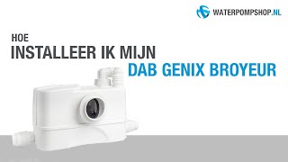 DAB Genix Broyeur Hoe te installeren [upl. by Yrehc]