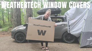 Car Camping  Weathertech Window Covers Unboxing and Review [upl. by Edas759]