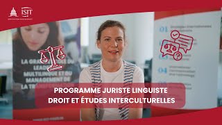 Découvrez le programme JuristeLinguiste Droit et Études Interculturelles [upl. by Bussey]