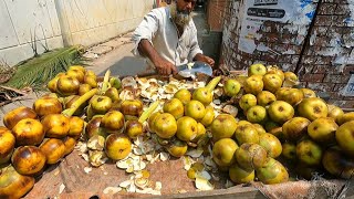 60 Years Hard Working Man Roadside Palmyra Palm Fruit Cutting Skills [upl. by Nothsa]