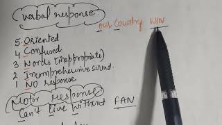 Glasgow Coma Scale GCS EVM Trick [upl. by Verene]