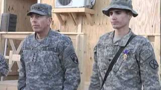 GEN Petraeus CSM Hill Spread Seasons Greetings in Afghanistan [upl. by Ainnet]