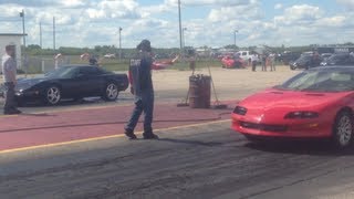 C4 L98 Corvette Vs LT1 Camaro z28 14 mile [upl. by Blas]