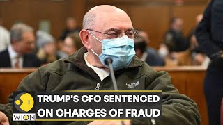 Trumps longtime CFO Allen Weisselberg sentenced on charges of fraud tax invasion I WION News [upl. by Alliuqahs571]