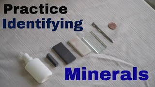 Practice Identifying Minerals [upl. by Attebasile]