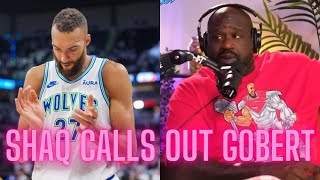 Shaq Calls Out Rudy Gobert For Holding Joel Embiid Knees  The OG Podcast Shaq Interview [upl. by Ttej]