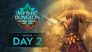 Mythic Dungeon International 2024  Group B  Day 2 [upl. by Nivlad851]