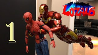 SPIDERMAN Stop Motion Action Video Part 1 [upl. by Anidualc]