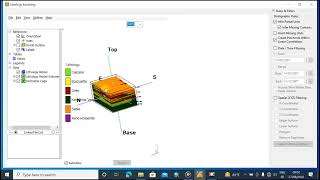 Rockworks  How to create a lithological 3D model  Comment créer un modèle lithologique en 3D [upl. by Eno]