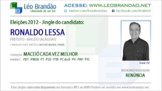 Jingles Eleições 2012  Ronaldo Lessa  PDT  leobrandaonet [upl. by Nevile]