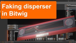 Faking disperser in Bitwig [upl. by Norrv]