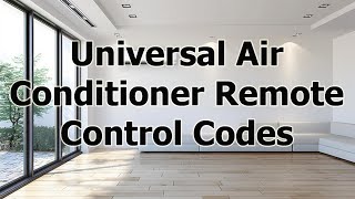 all code air conditioner remote [upl. by Sanborn421]